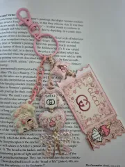 キーホルダー ぬいぐるみ ピンク