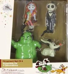 【中古】置物・装飾品 集合 オーナメントセット(4個セット) 「ナイトメアー・ビフォア・クリスマス」