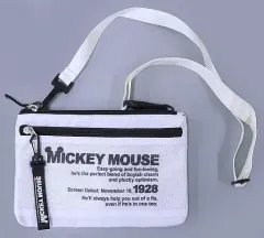 【中古】雑貨 ロゴ(ミッキーマウス) サコッシュ ホワイト 「ディズニー」 東京ディズニーリゾート限定