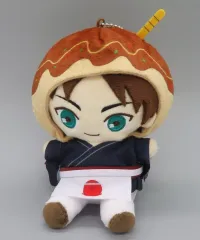 【中古】ぬいぐるみマスコット エレン・イェーガー たこ焼きver. ボールチェーンマスコット 「進撃の巨人 縁日POP UP SHOP」 キデイランド大阪梅田店限定