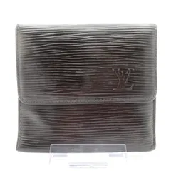 LOUIS VUITTON(ルイヴィトン) Wホック財布 エピ ノワール マルティエ刻印 レザー