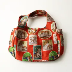 フランシュリッペ franche lippee タペストリージャカードらくちんBAG＼レッド トートバッグ 猫 ラメ【2400014788563】のサムネイル
