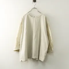 大きいサイズ ラクープ アルディラ LACOUPE ALDILA 袖切替 チュニックプルオーバーカットソー F2 ベージュ┃Tシャツ【2400014763027】