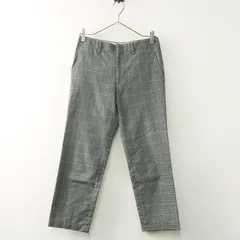 1999AW ジュンヤワタナベ コムデギャルソン JUNYA WATANABE チェック半端丈パンツ S グレー系┃千鳥格子【2400014659191】