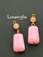 4170プチプラピアス春 春物ピアス ピンク 樹脂ピアス