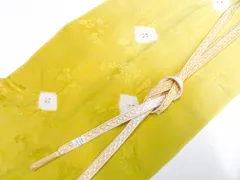 【一輝堂】和装小物 帯揚げ帯締めセット 帯揚 帯締 絞り 平組 美品 26w01-557