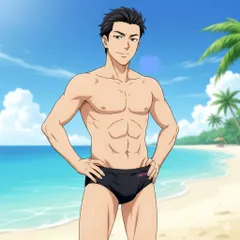 ２月末迄セール!H701訳あり♪アディダス♪ブラックに赤プリントの男子競泳水着♪フィットネスやトレーニングや撮影用にも♪サイズ90