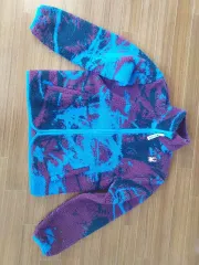 スパイダー フリース ジャケット ブルー/パープル