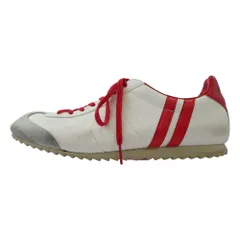 PATRICK パトリック MARATHON マラソン レザー スニーカー ホワイト系 レッド系 42【中古】