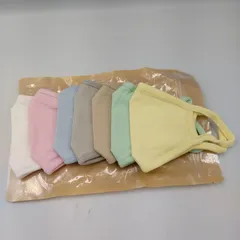 【TAKA70-12】△ KOKOKIDS ココキッズ  ｢子供用マスク パステルカラー 柔らかい布製 コットン100% 洗える 布マスク｣ まとめて 7枚セット