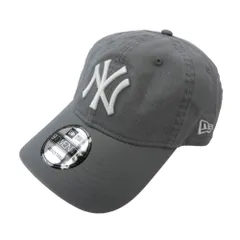 NEW ERA ニューエラ x New York Yankees MoMA ニューヨークヤンキース モマ 9TWENTY ナイントゥウェンティー  キャップ グレー系【中古】