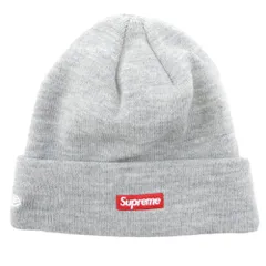 Supreme シュプリーム 19AW x New Era S Logo Beanie Heather Grey ニューエラ エスロゴ ビーニー ヘザーグレー ニットキャップ ニット帽 グレー系【中古】