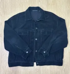 XL) UNIQLO ユニクロ コーデュロイ ブラック ジャケット