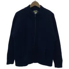 L.L.Bean　ジップアップセーター　フルジップ　無地　アウトドア　古着