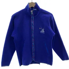 Helly Hansen　フリース　90s vintage　90年代　OLD　ジャケット　ハイネック　フルジップ　無地　ワンポイント　刺しゅう　アウトドア　古着