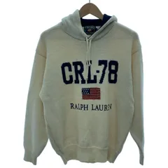 CHAPS RALPH LAUREN　ニットパーカー　90s vintage　90年代　OLD　プルオーバー　長袖　ブランドロゴ　日登美社　古着