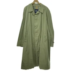 Burberrys　ステンカラーコート　ロングコート　シングルボタン　無地　サイドポケット　古着