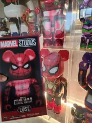 ベアブリック スパイダーマン 400% ラスト賞 ハッピーくじ MARVEL