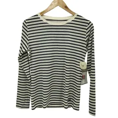 モンベル mont bell WIC.ボーダー ロングスリーブT レディース JPN：M 