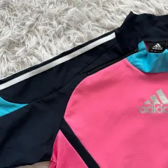 ADIDAS 日本 ヴィンテージ ナイロン半袖 アディダス ヴィンテージ半袖 機能性半袖 L 100