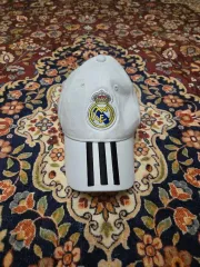 アディダス レアル・マドリード 3本線 ベースボールキャップ / 白