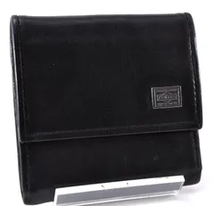 美品 吉田カバン ポーター Coin コインケース 小銭入れ Black ブラック 黒 Leather レザー