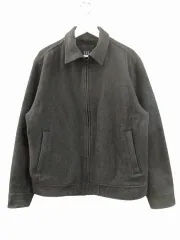 ギャップ GAP 90s 00s オールド ウールジャケット スポーツジャケット ジップアップ チャコール M 