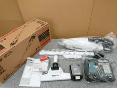 【未使用品】 マキタ 充電式クリーナ CL285FDRFW (白) バッテリ・充電器付き 紙パック式 コードレス 掃除機 CL285FD