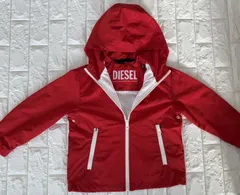 【☆キッズ☆】DIESEL ウィンドブレーカー　ジャンパー　赤　ディーゼル