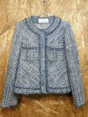 MICHAA ミシャ ブルー ツイード ジャケット (正規品) 55