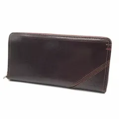 【倉吉店】 中古 Lee | リー 長財布 ラウンドファスナー長財布 ブラウン 【124】