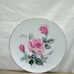 昭和レトロ インテリア 飾り皿 プレート Noritakeノリタケ Tatsuo・S 高さ/約1.5cm、口径/約27cm 中古品 S515