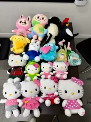 中型ぬいぐるみ まとめ (サンリオ ハローキティ ラブブなど) ガチャ ぬいぐるみ