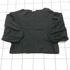 ◇ Θ ビューティ＆ユース ユナイテッドアローズ コットンカットソー ブラック系 レディース E  【1601210008375】