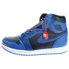 NIKE (ナイキ) AIR JORDAN 1 RETRO HIGH OG DARK MARINA BLUE 555088-404 エアジョーダン1 レトロ ダークマリーナブルー ハイカットスニーカー ブラック/ブルー US:9.5/27.5