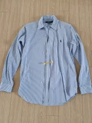 ポロラルフローレン ポプリン ストライプ シャツ xs