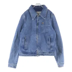 AMI Alexandre Mattiussi (アミアレクサンドルマテュッシ) ジップアップデニムジャケット インディゴ HJK835.DE0046のサムネイル