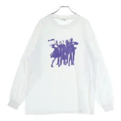 VINTAGE (ヴィンテージ) 90S VINTAGE The Warhol ヴィンテージ アンディ ウォーホル 両面プリント クルーネック ロングスリーブ長袖Tシャツカットソー ホワイト