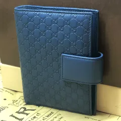 グッチ 手帳カバー マイクロシマ  6穴 スケジュール FZ337