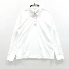 サイズ：L ADIDAS GOLF アディダスゴルフ  長袖ポロシャツ  ホワイト系 [240101610246] ゴルフウェア レディース ストスト