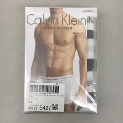 カルバンクライン Calvin Klein ボクサーパンツ Mサイズ 3枚セット ブラック メンズ U2664 コットン ストレッチ 未開封 2601LT164