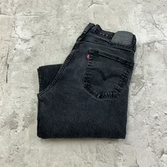 リーバイス505 デニムパンツ W33 ブラック 古着