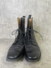 【中古】Y'S ﾜｲｽﾞ ﾌﾞｰﾂ ｳｨﾝｸﾞﾁｯﾌﾟ 編上げ ﾚｰｽｱｯﾌﾟ YOHJI YAMAMOTO ﾖｳｼﾞﾔﾏﾓﾄ 英国製 UK ﾌﾞﾗｯｸ 5.5 33941058のサムネイル