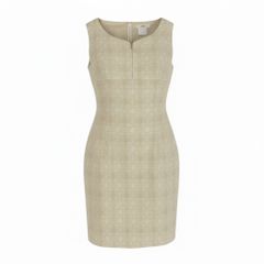 50a29 Rene ルネ ツイードワンピース ノースリーブワンピース 英国