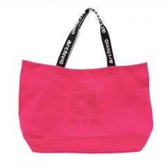 美品】アルチビオ ビッグトートバッグ ピンク×黒 ニット ロッカー