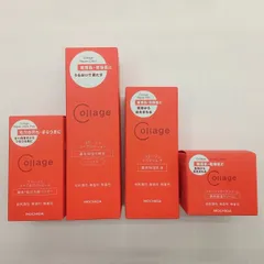 コラージュリペアホワイトピール〈酵素配合洗顔パウダー〉、ローション〈薬用保湿化粧水〉、ミルク〈薬用保湿乳液〉、クリーム〈薬用保湿クリーム〉の計４点セットです。化粧水は【しっとり】か【とてもしっとり】かをお選びください。のサムネイル