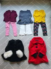 女の子上下セット / 外투 110前後まとめ