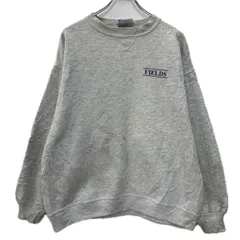 80～90s USA製 Hanes プリントスウェット トレーナー XLグレー ヘインズ プルオーバー バックプリント 前Vガゼット 秋物 a801-6169
