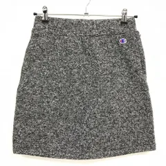 チャンピオン スカート 杢黒 ロゴ刺しゅう レディース MEDIUM ゴルフウェア Champion