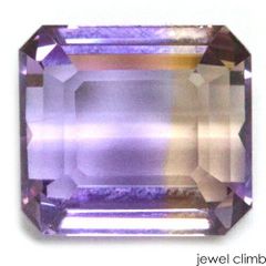 鑑別ソ付】超大粒 22.694ct 天然アメトリン 輝くバイカラー 美発色